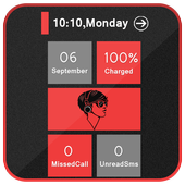 Red Theme Go Locker icon