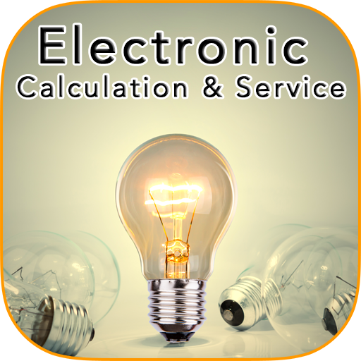 Electronic calculation &amp; service icon
