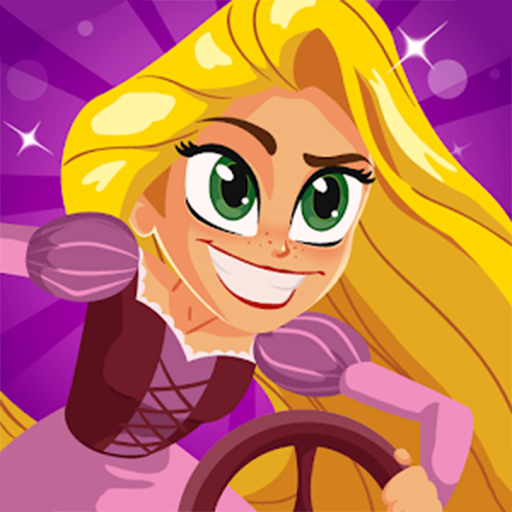 Driving with Rapunzel Princess Adventurs world icon