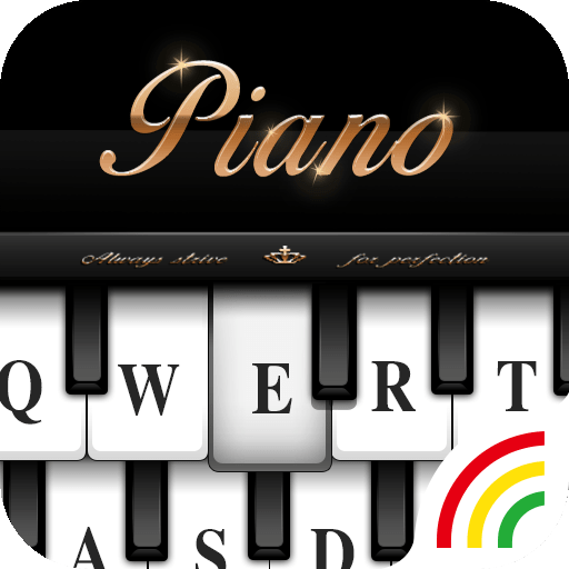 Black&amp;White Piano Keyboard Theme icon