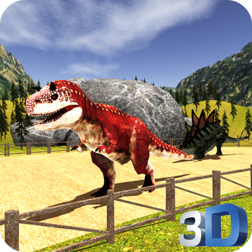 Wild Jungle Dinosaur Racing Simulator 3D icon