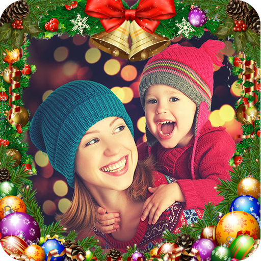 Christmas photo frames icon