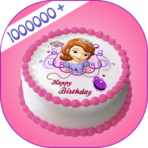 Name Photo On Birthday Cake icon