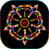 Draw by flowers - Flowers Paint icon