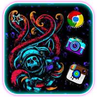 Graffiti, Octopus Themes, Live Wallpaper