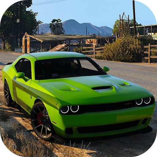 Parking Dodge Challenger City Driver icon