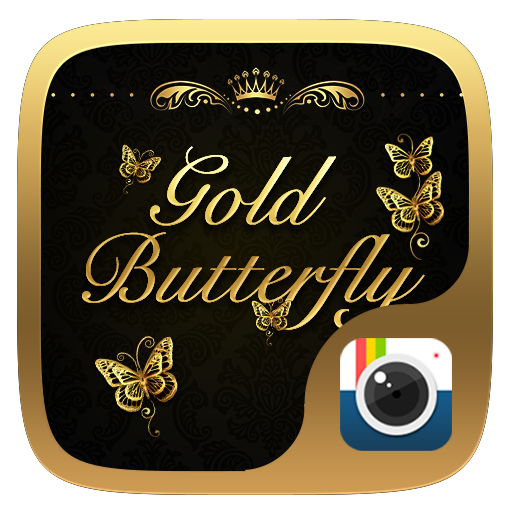 Z CAMERA GOLD BUTTERFLY THEME иконка