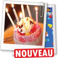 Images d'anniversaire & messages avec photo joyeux on 9Apps