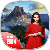 Live Mountain Video Photo Background Editor icon