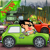 Road Mr-Bean Battle Zombies icon