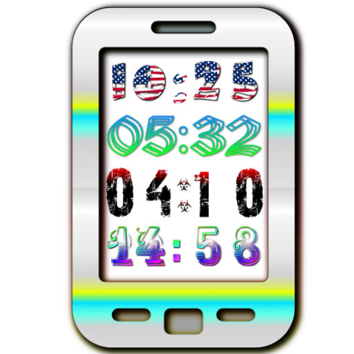 Yaclock digital clock Widget icon