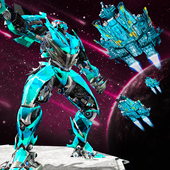 Futuristic Robot Wars - Mechwarrior Space Shooter icon