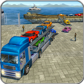 Car Transporter Truck Drive 3D icon