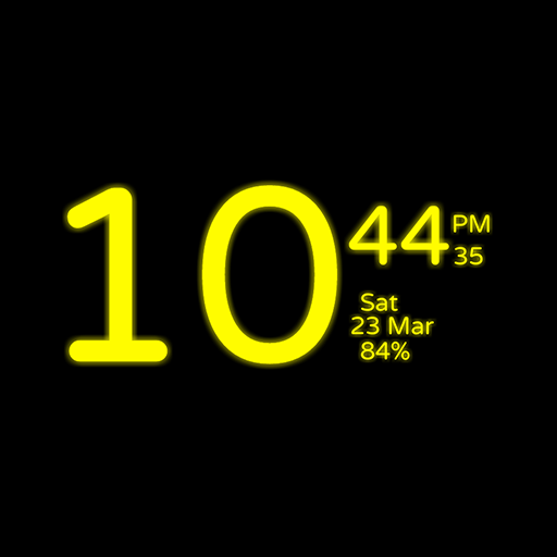 Digital Clock Wallpaper иконка