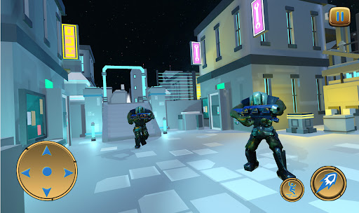 Scifi Robot War Shooting Game screenshot 1