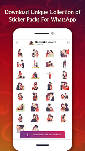 Romantic Stickers for WhatsApp screenshot 3