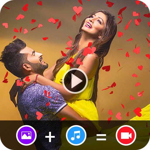 Animation Effect Video Maker with music icon