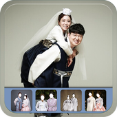 Korean Traditional Wedding Couple icon