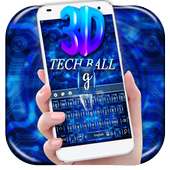 لوحة المفاتيح 3D التكنولوجيا on 9Apps