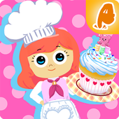 Cupcake Bake Shop Cooking Game for Kids icon