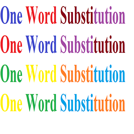 One Word Substitution icon