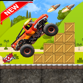 Super Crazy MonsterCar Adventures Game icon