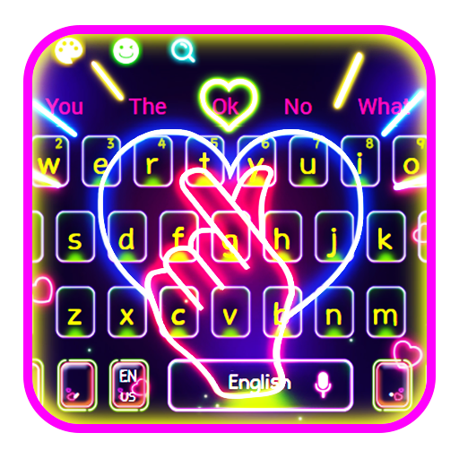 Neon Sweet Love Keyboard icon