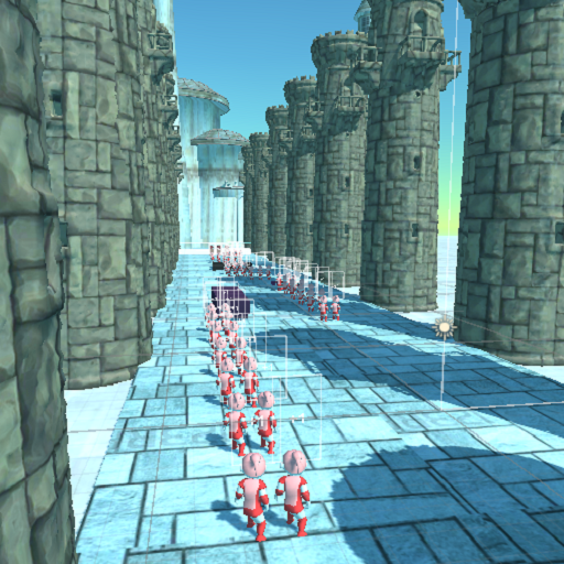 join city clash color 3d icon