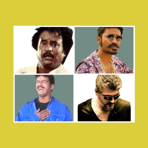 Tamil Hero Stickers - Actors Stickers Text icon