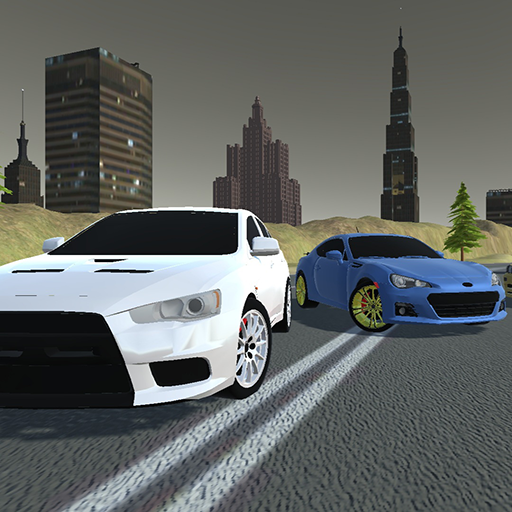Driving Lancer Evo Drag Racing Drift Car Simulator icon