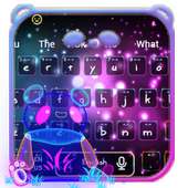 Neon Panda Bear Keyboard on 9Apps