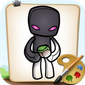 Coloring Minecraft icon