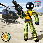 Army Stickman Rope Hero counter Strange Gangster icon
