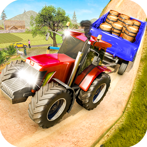 Indian Tractor Trolley Cargo icon