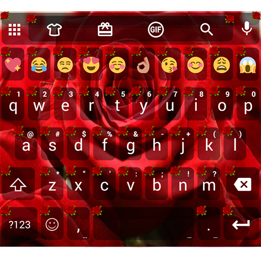 Love Rose Emoji Keyboard Theme icon