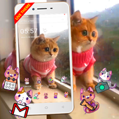 3D Cute Cat Live Launcher Theme🐱 icon