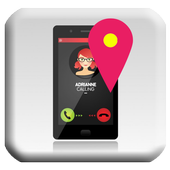 رقم محدد بالخريطة أيقونة