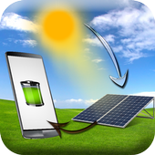 solar charger battery prank icon