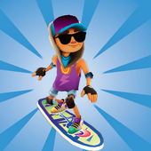 Train Subway Boy Surf Runner 3D icon
