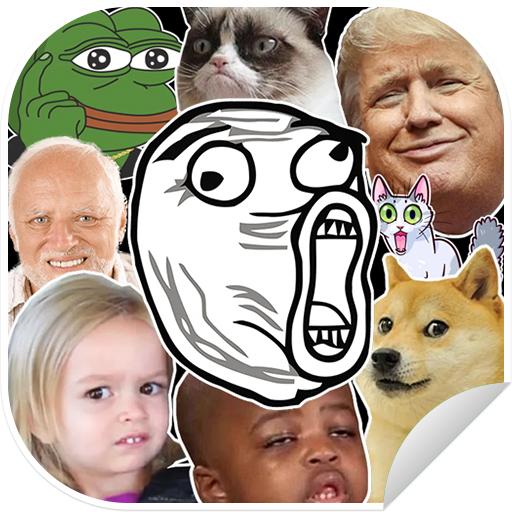 😂Meme Stickers for WAStickerApps icon