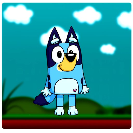 super bluey runner adventure icon