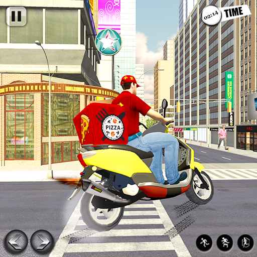 Pizza Delivery Boy : Smash ATV Simulator icon