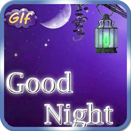 Good night gif icon