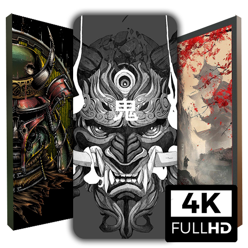 Japan Samurai Oni Wallpaper icon