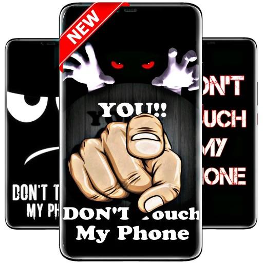 dont touch my phone wallpaper icon
