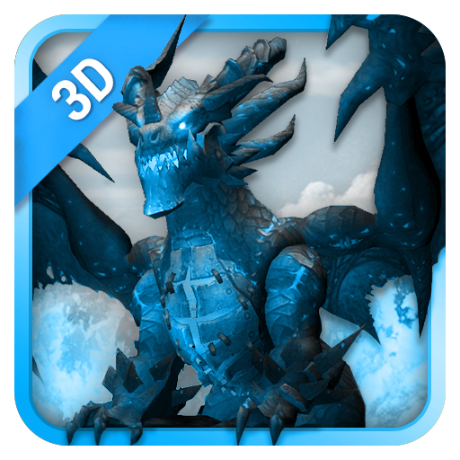 3D ice dragon live wallpaper icon