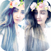 Sweet Camera, Face Filter, Selfie Editor, collage icon