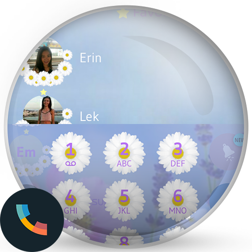 Love Daisy Phone Dialer Theme أيقونة