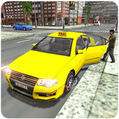 Stadt Taxi Driver 3D 2016 icon