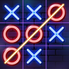 Tic Tac Toe Glow: 2 Player XO أيقونة